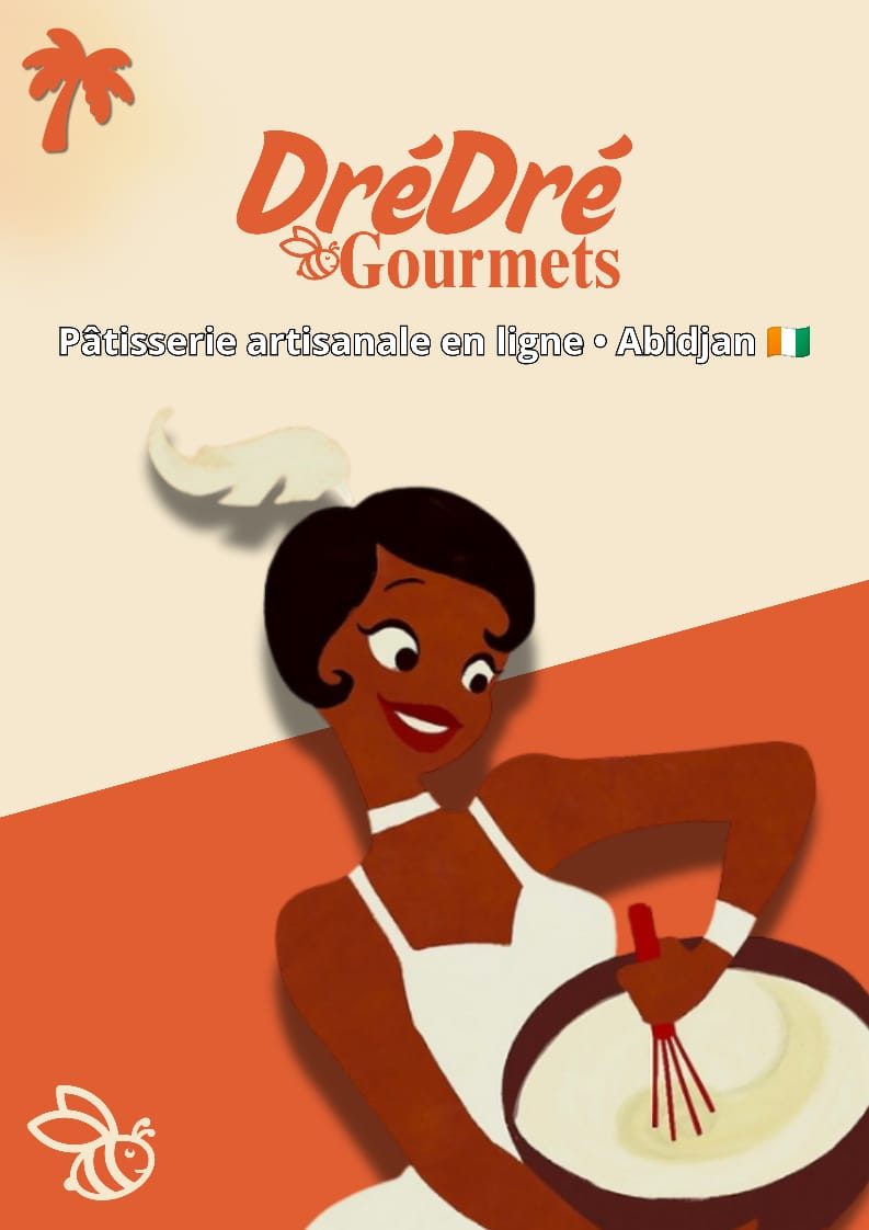 Illustration DréDré Gourmets, pâtisserie artisanale